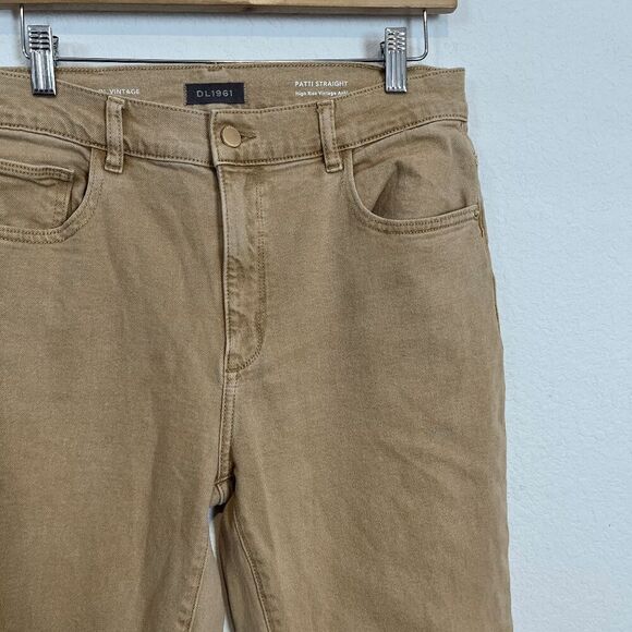 DL1961 Sand Denim High Rise Vintage Ankle Raw Hem Jeans Women's Size 29 - Picture 3 of 7